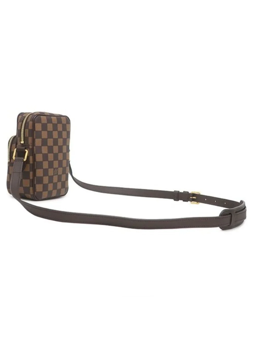 Louis Vuitton Shoulder Bag Amazon Damier Canvas Ebene Gold Pharrell Williams
